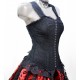 Corset Encaje con Tirantes y Broches Delanteros