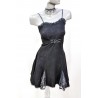 Vestido Karla Negro con Patrones de Círculos