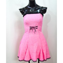 Vestido Karla Rosado Pálido con Bordados