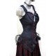 Corset Celta -  Rojo con Negro