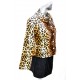 Blazer Animal Print de Terciopelo