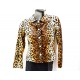 Blazer Animal Print de Terciopelo